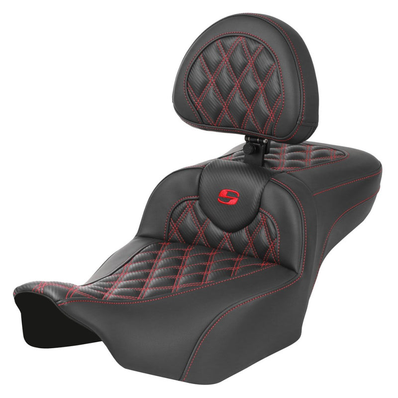 Saddlemen Siedzenie Roadsofa Extended Reach Lattice Stitch do Harleya