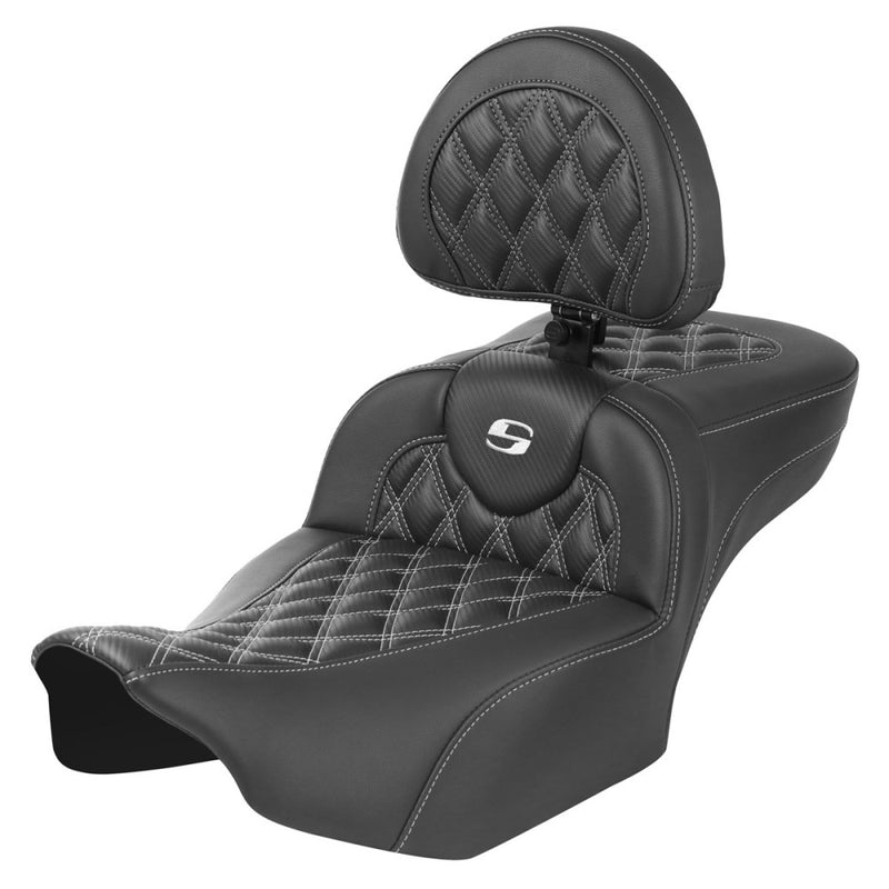 Saddlemen Siedzenie Roadsofa Extended Reach Lattice Stitch do Harleya