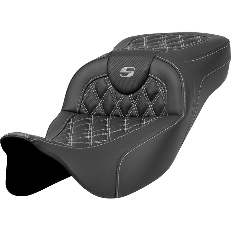 Saddlemen Siedzenie Roadsofa Extended Reach Lattice Stitch do Harleya