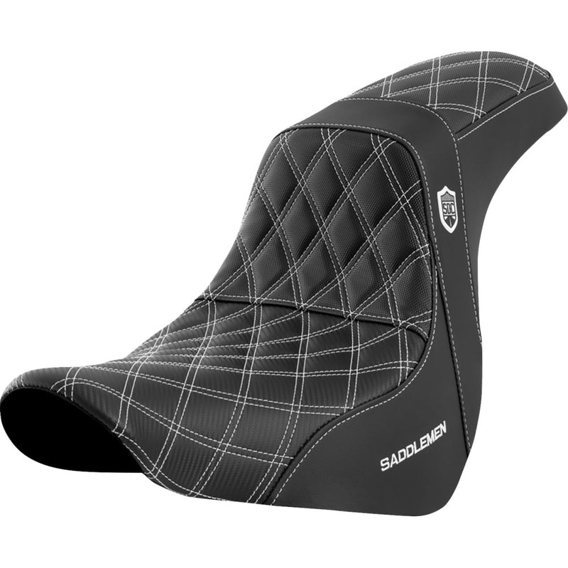 Saddlemen Siedzenie Pro SDC Performance Gripper Lattice Stitch do Harleya