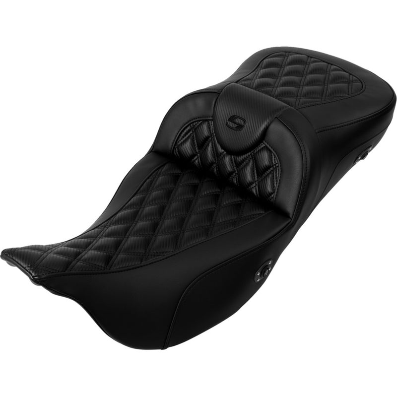 Saddlemen Siedzenie Roadsofa Extended Reach Lattice Stitch do Harleya