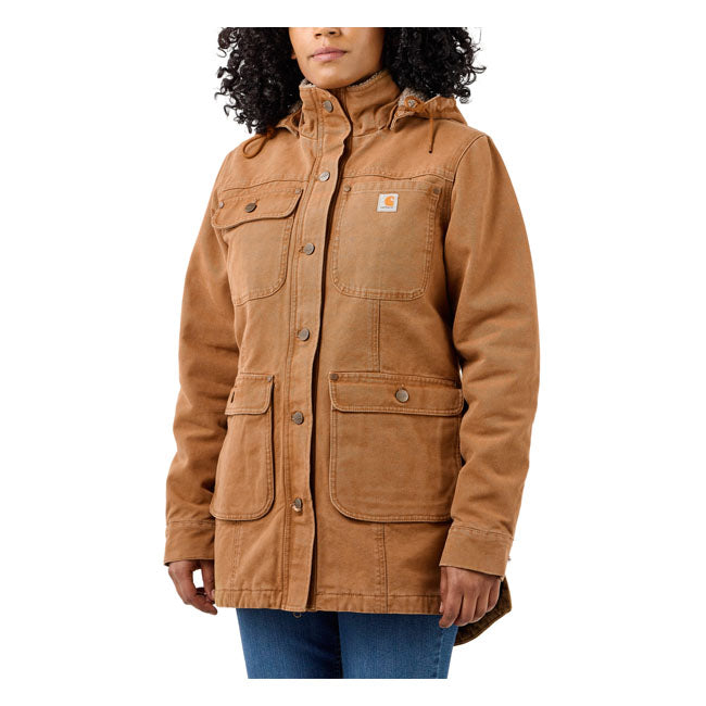 Carhartt Płaszcz damski Loose Fit Weathered Duck Coat Ladies