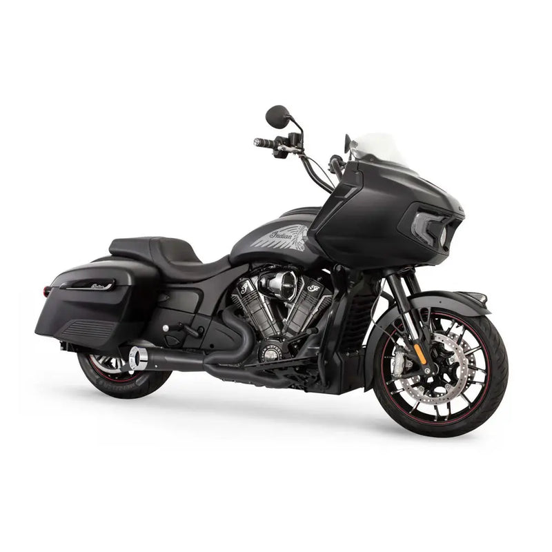 Freedom Performance Wydech Shorty Turn Out Straight Cut 2-into-1 dla motocykli Indian