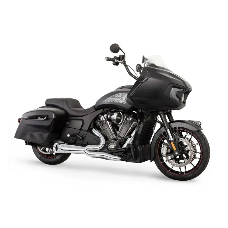 Freedom Performance Wydech Shorty Turn Out Straight Cut 2-into-1 dla motocykli Indian