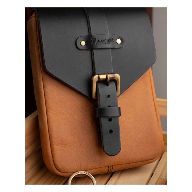 Torba na zbiornik paliwa motocykla Trip Machine Vintage Leather 1,3 l