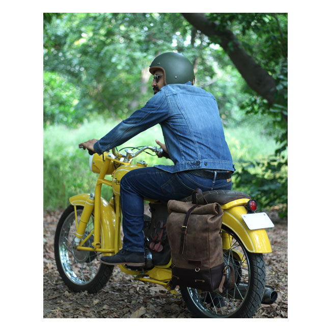 Trip Machine Vintage Leather 15L Torba motocyklowa / plecak