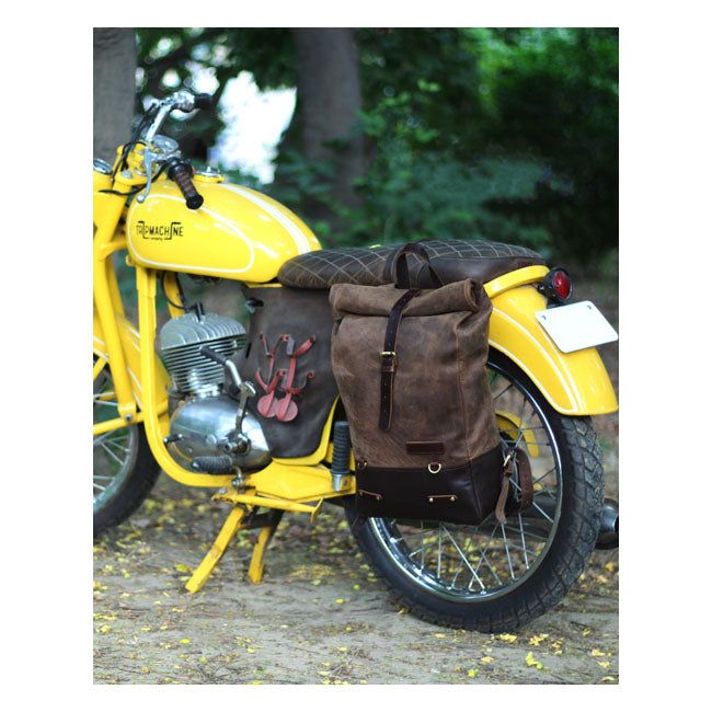Trip Machine Vintage Leather 15L Torba motocyklowa / plecak