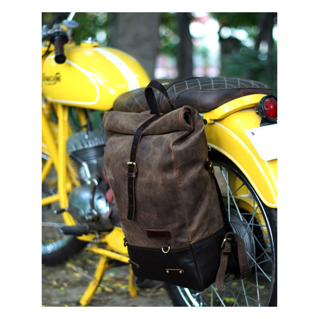 Trip Machine Vintage Leather 15L Torba motocyklowa / plecak