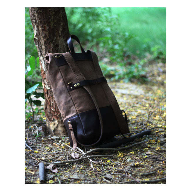 Trip Machine Vintage Leather 15L Torba motocyklowa / plecak