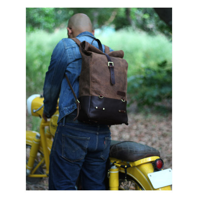 Trip Machine Vintage Leather 15L Torba motocyklowa / plecak