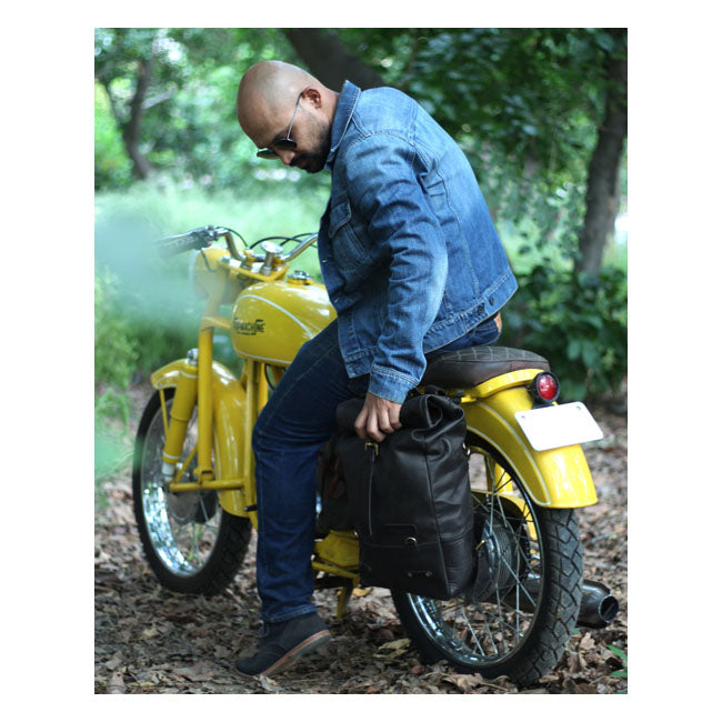 Trip Machine Vintage Leather 15L Torba motocyklowa / plecak