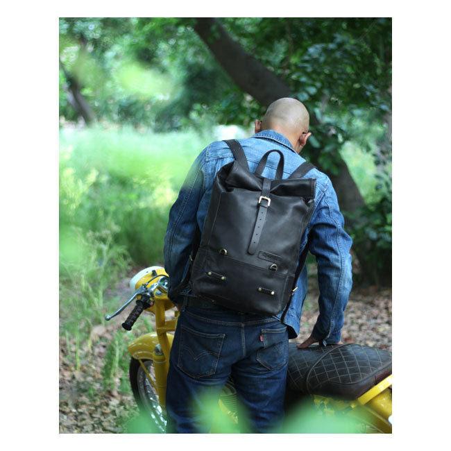 Trip Machine Vintage Leather 15L Torba motocyklowa / plecak