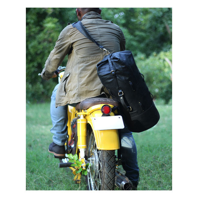 Torba podróżna Trip Machine Vintage Leather Military Motorcycle Duffle Bag
