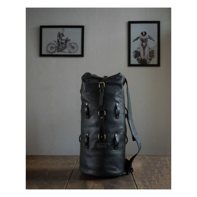 Torba podróżna Trip Machine Vintage Leather Military Motorcycle Duffle Bag