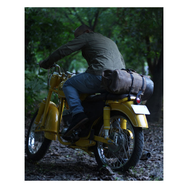 Torba podróżna Trip Machine Vintage Leather Military Motorcycle Duffle Bag