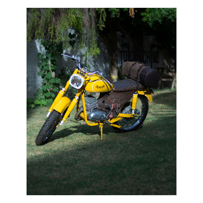 Torba podróżna Trip Machine Vintage Leather Military Motorcycle Duffle Bag