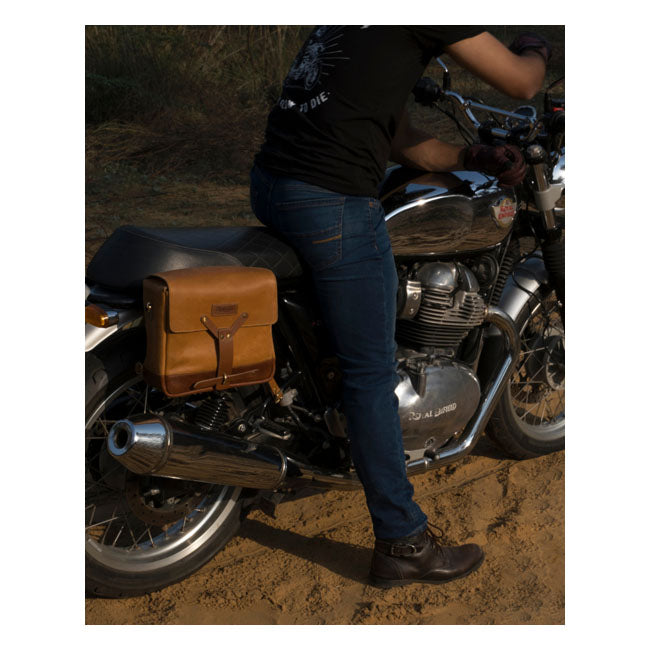Torba kurierska Trip Machine Vintage Leather Motorcycle Messenger Bag