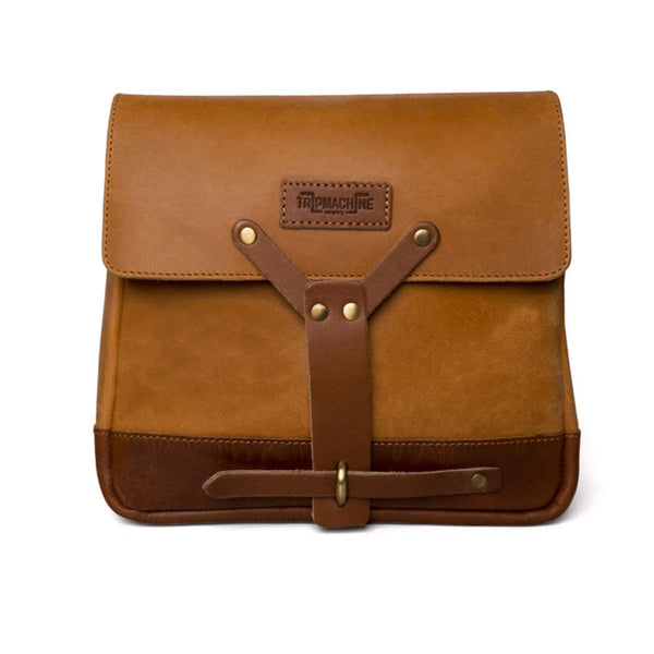 Torba kurierska Trip Machine Vintage Leather Motorcycle Messenger Bag