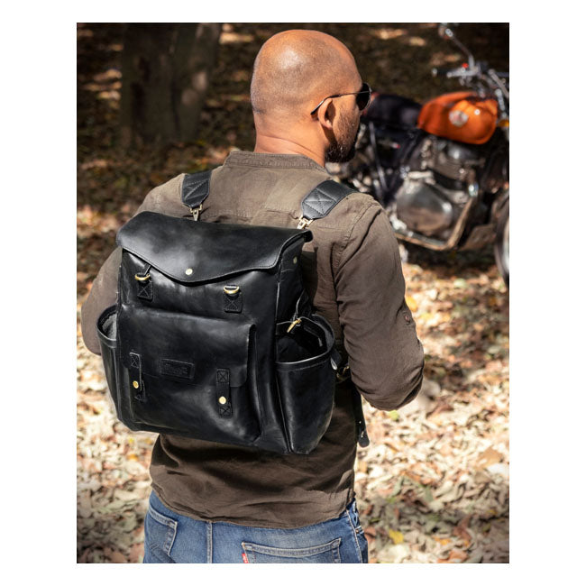 Trip Machine Vintage Leather Outlander Torba motocyklowa / plecak