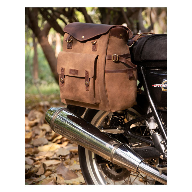 Trip Machine Vintage Leather Outlander Torba motocyklowa / plecak