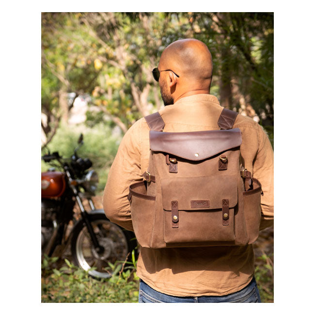 Trip Machine Vintage Leather Outlander Torba motocyklowa / plecak