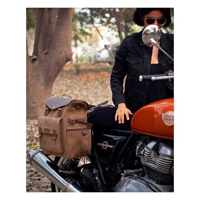 Trip Machine Vintage Leather Outlander Torba motocyklowa / plecak