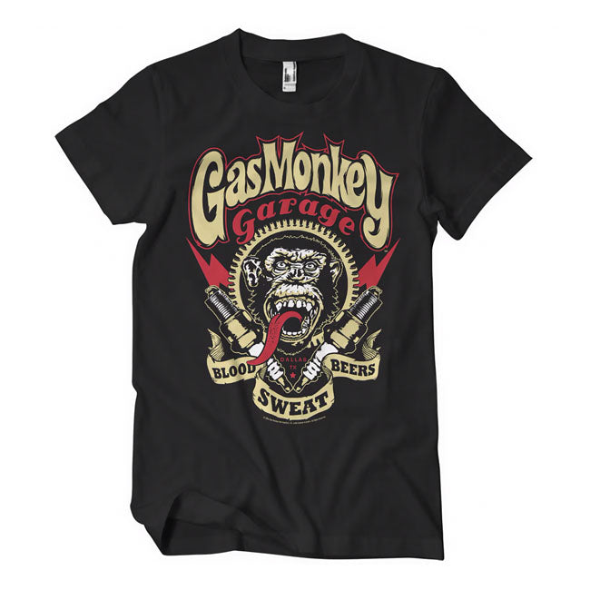 Koszulka ze świecami zapłonowymi Gas Monkey Garage