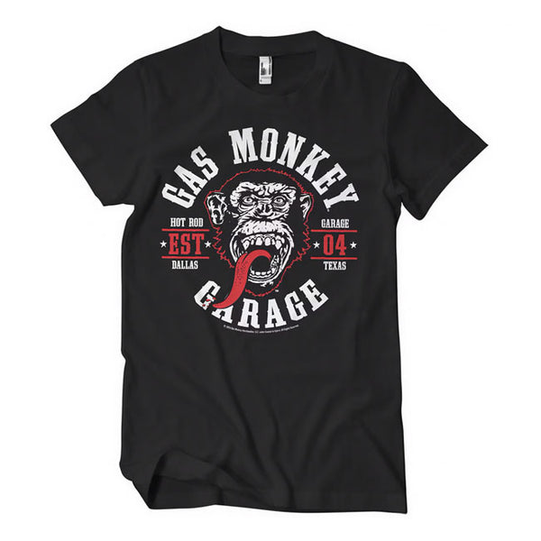 Koszulka z okrągłą uszczelką Gas Monkey Garage