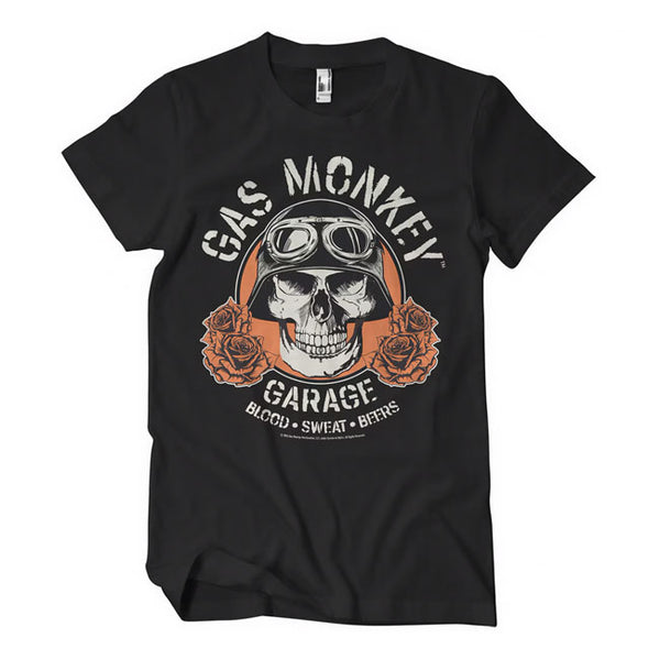 Koszulka z czaszką Gas Monkey Garage