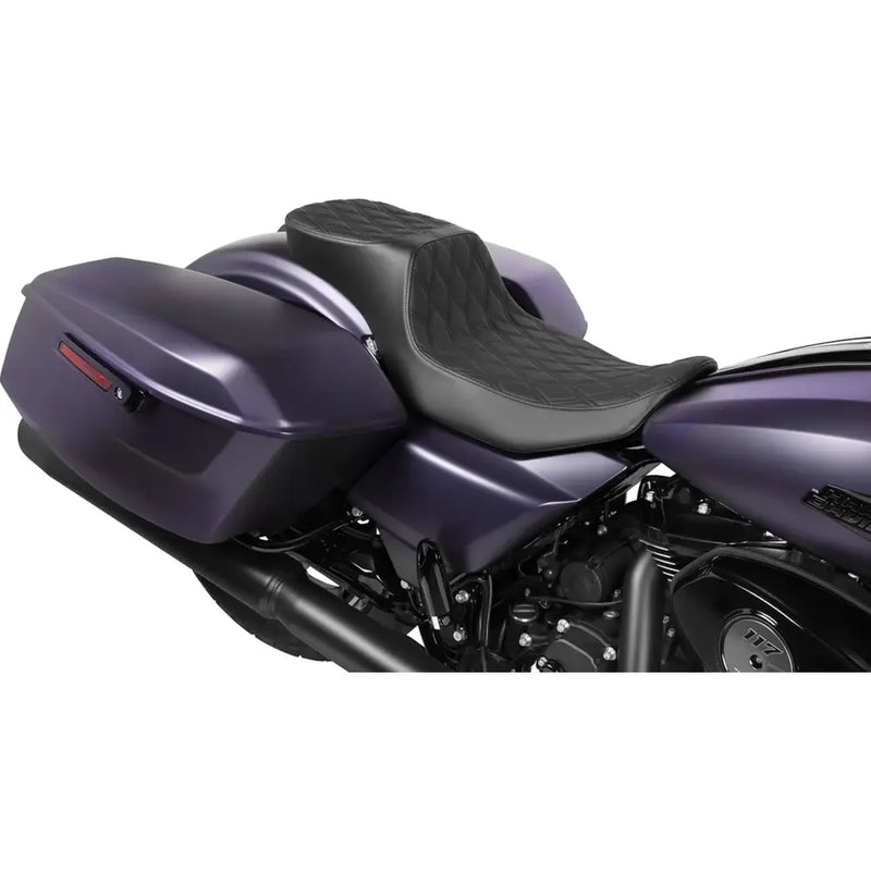 Drag Specialties Performance Predator 2-Up Extended Reach Seat dla Harley