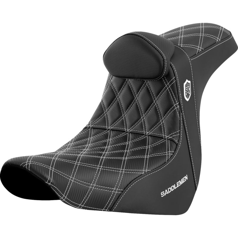 Saddlemen Siedzenie Pro SDC Performance Gripper Lattice Stitch do Harleya