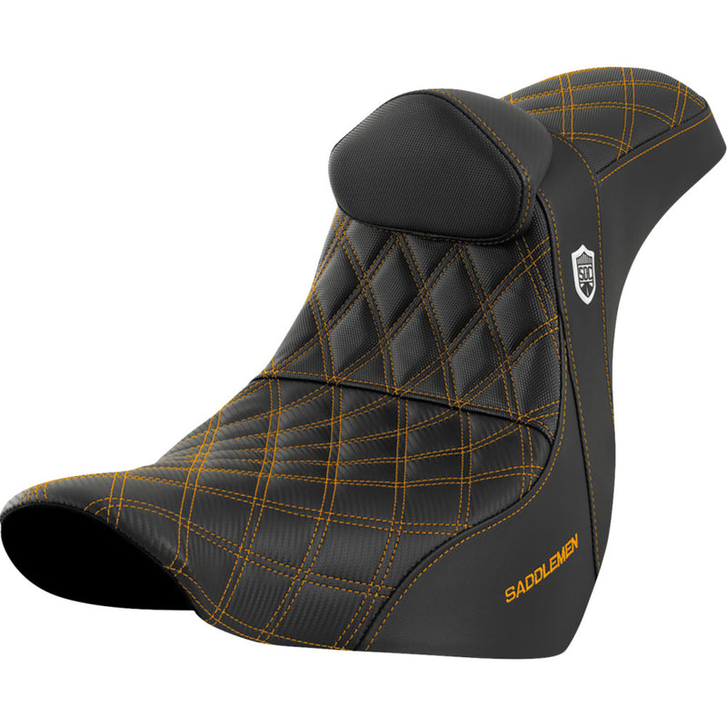 Saddlemen Siedzenie Pro SDC Performance Gripper Lattice Stitch do Harleya
