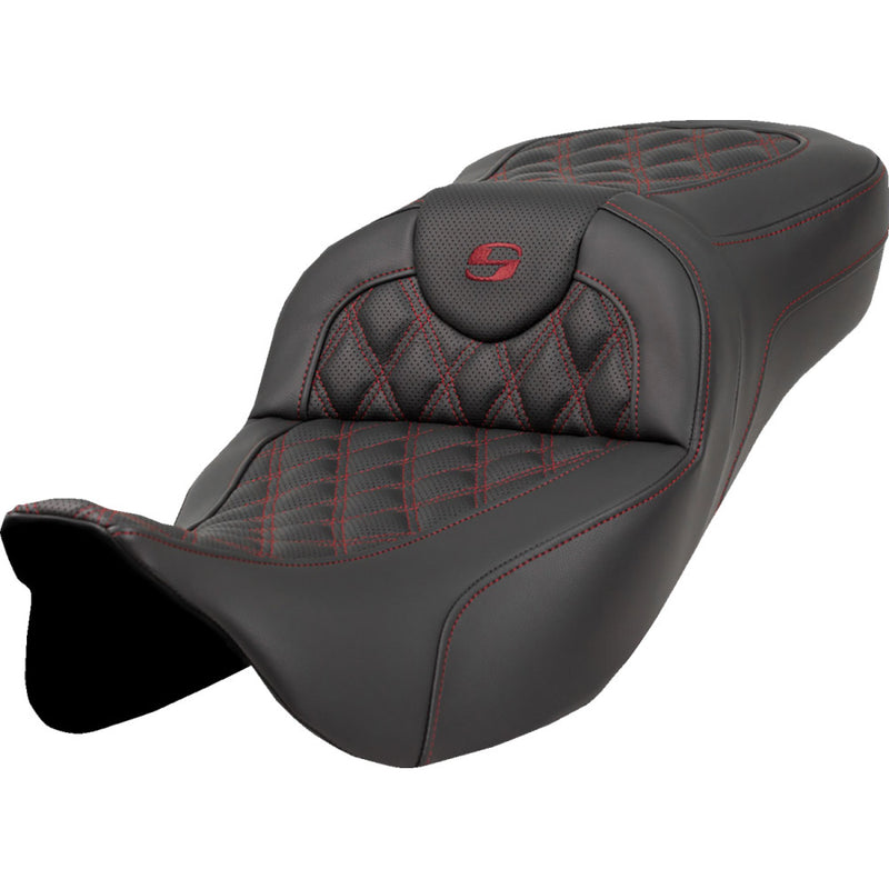 Saddlemen Siedzenie Roadsofa Extended Reach Lattice Stitch do Harleya