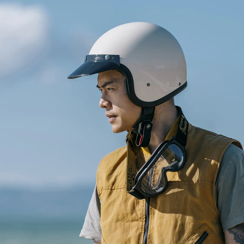 DMD Otwarty kask motocyklowy Retro Classic