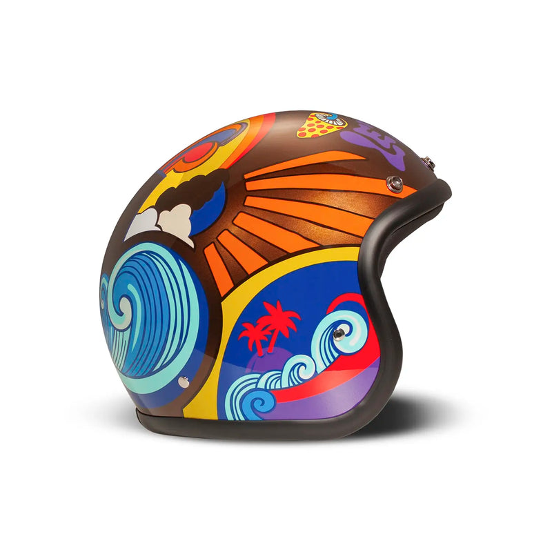 DMD Niestandardowy otwarty kask motocyklowy retro
