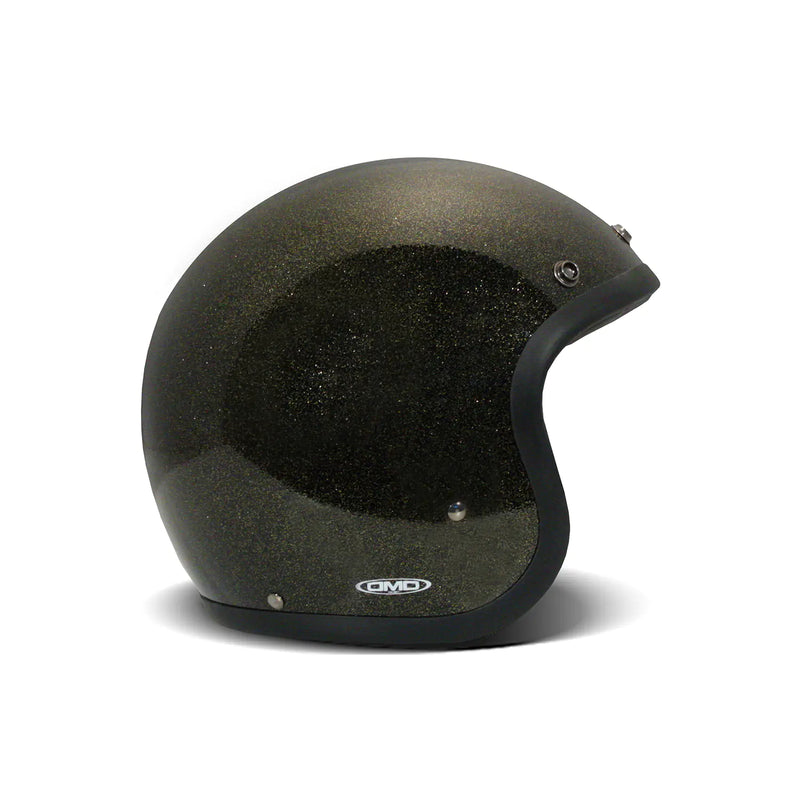 DMD Otwarty kask motocyklowy Retro Metallic