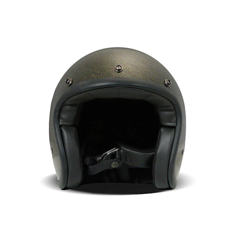 DMD Otwarty kask motocyklowy Retro Metallic