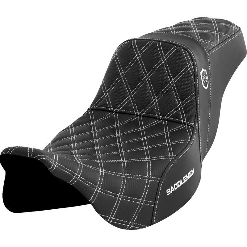 Saddlemen Siedzenie Pro SDC Performance Gripper Lattice Stitch do Harleya
