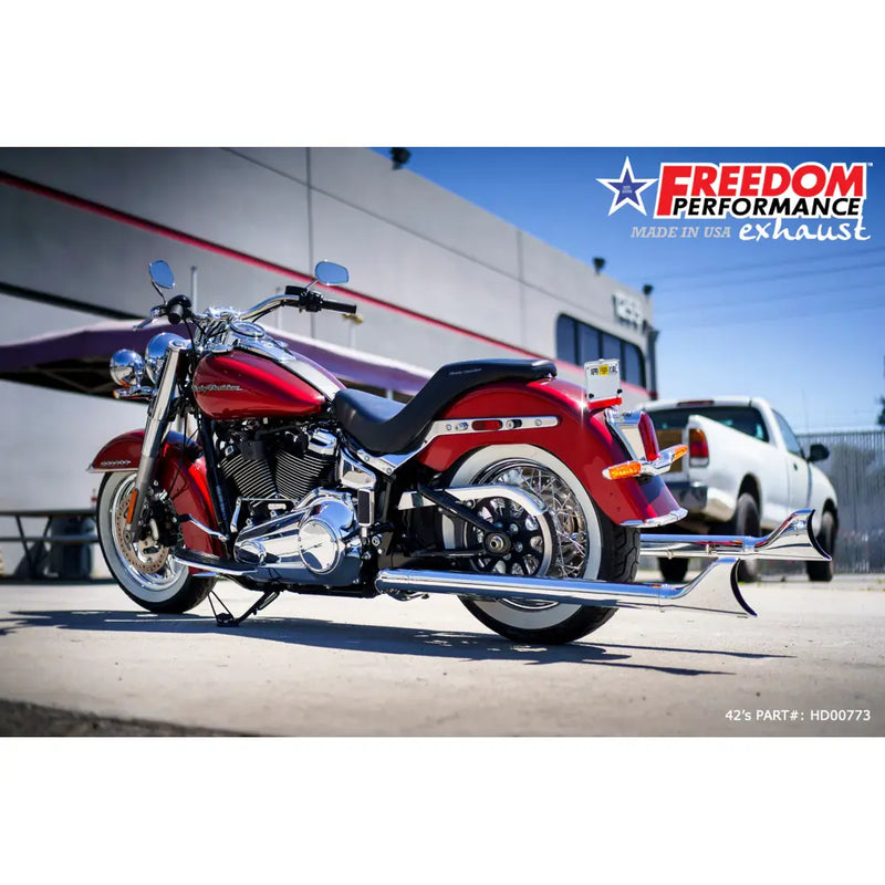 Freedom Performance Wydech Sharktail True Duals do Harleya