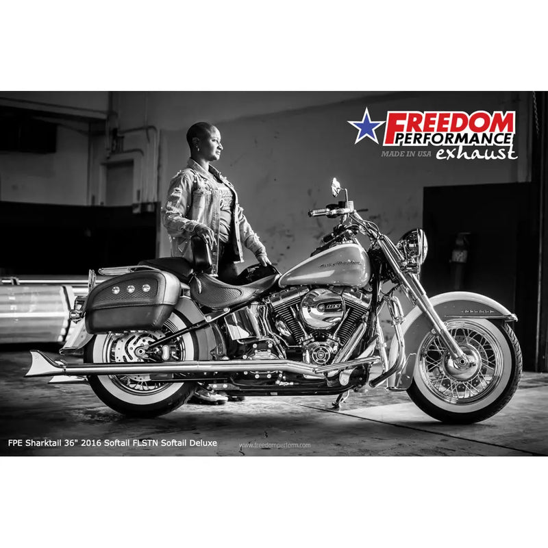 Freedom Performance Zatwierdzony przez Thorcat EC wydech Sharktail True Duals do Harleya