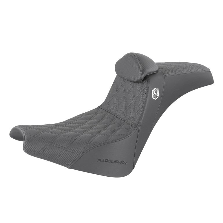 Saddlemen Siedzenie Pro SDC Performance Gripper Lattice Stitch do Harleya