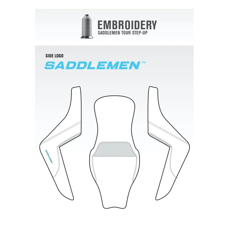 Saddlemen Siedzenie motocyklowe Tour Step-Up do Harleya