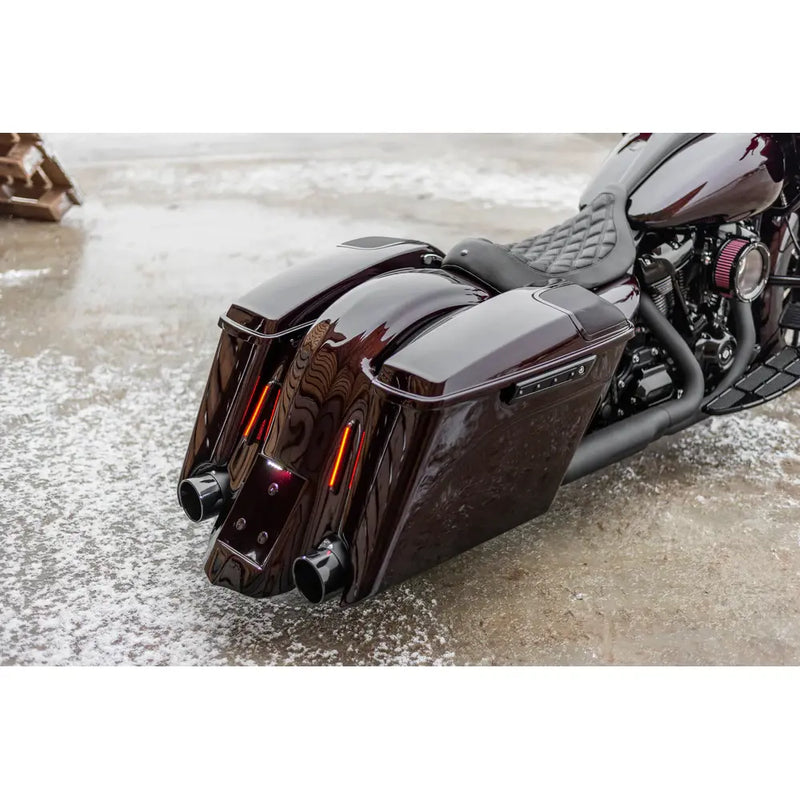 Killer Custom 5-calowe rozciągnięte korpusy sakw dla motocykli Harley