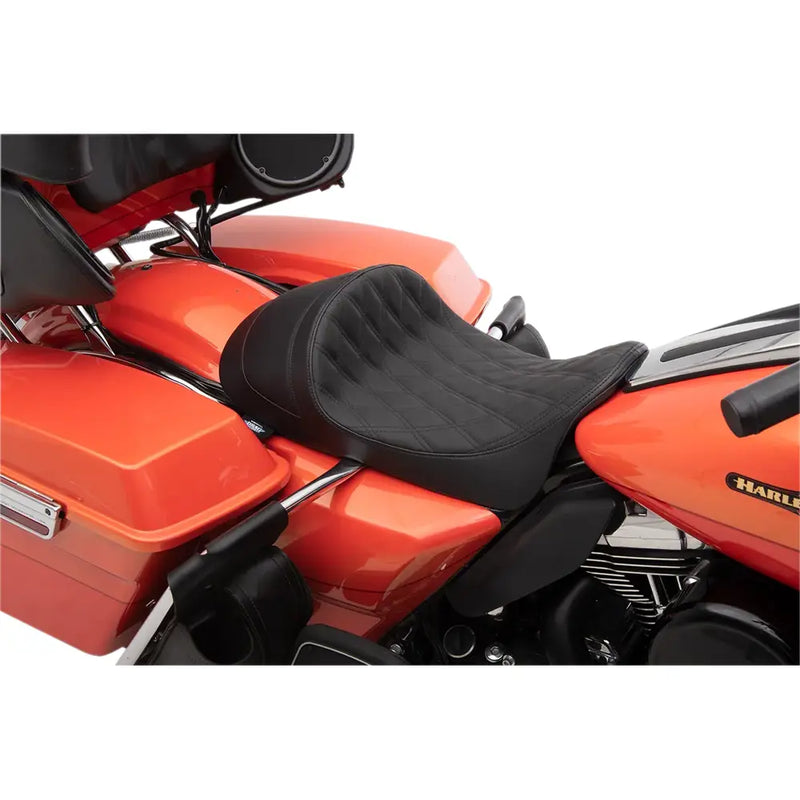 Drag Specialties Niskoprofilowe przednie siedzenie solo EZ-ON do motocykli Harley