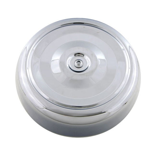 Air Cleaner Cover Bobber Style 7" 66 - 89 B.T.; 66 - 87 XL with Keihin butterfly, Bendix or Tillotson carbs Chrome - Customhoj