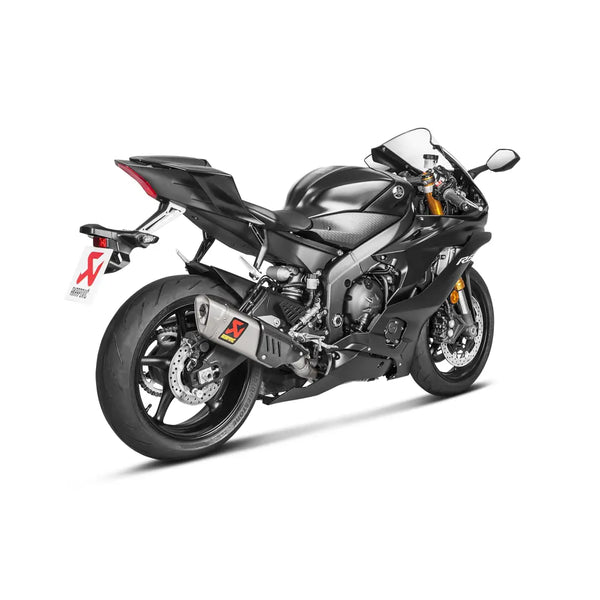 Akrapovic Evolution Line Exhaust System for Yamaha 08-25 YZF-R6 (4-into-1 header with titanium muffler) (S-Y6E9-APT)  - Customhoj