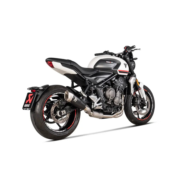 Akrapovic Racing Line Exhaust System for Triumph 21-24 Trident 660 (3-into-1 header with titanium muffler / stainless end cap) (Race only) (S-T6R1-CQTBL)  - Customhoj