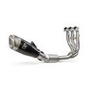 Akrapovic Racing Line Exhaust System for Triumph 21-24 Trident 660 (3-into-1 header with titanium muffler / stainless end cap) (Race only) (S-T6R1-CQTBL)  - Customhoj