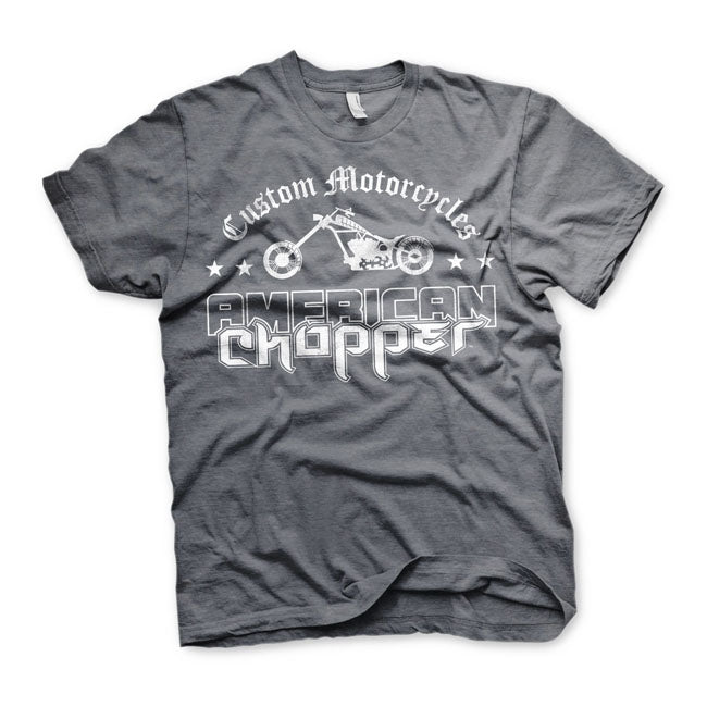 American Chopper Washed Logo T-Shirt Dark Heather / S