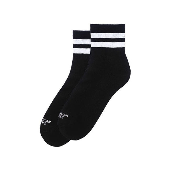 American Socks Back in Black Ankle High Socks One size fits most